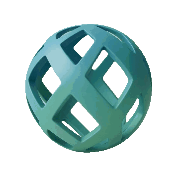 Animated globe showing network connections